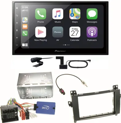 Produktbild von Pioneer SPH-DA250DAB Bluetooth USB Einbauset für Mercedes A W169 B Klasse W245