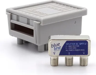 Immagine prodotto di BlueLINE BS SPS - 1x2 5-2400 MHz - Splitter per esterno