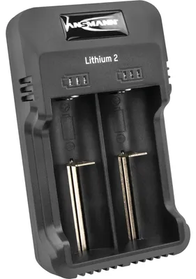 Immagine prodotto di Caricabatterie ANSMANN con LED per 1-2 batterie NiMH e Li-Ion 3,6V/3,7V