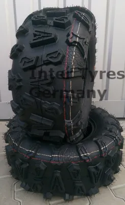 Produktbild von 2x 25x10-12 P390 25x10.00-12 HAKUBA ATV Geländereifen NEU