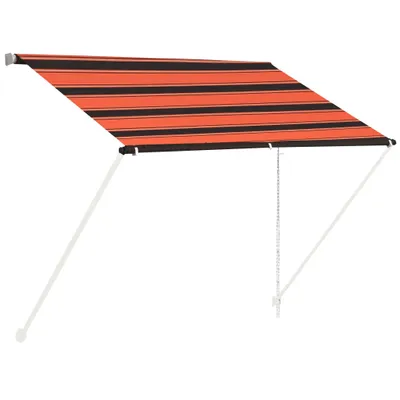 Produktbild von Einziehbare Markise 100×150 cm Orange und Braun