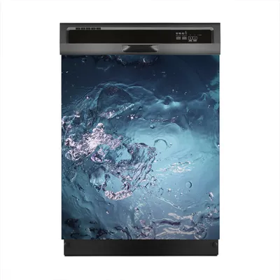 Produktbild von Aufkleber sticker 60x70 cm Dekorative folie Spülmaschine - Blaues Wasser