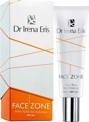 Produktbild von Dr Irena Eris Face Zone Even Tone Skin Enhancer, Sonnenschutzcreme, Gesicht, Tube, Feuchtigkeitsspendend, Schutz, Glättend, Jeder Hauttyp, 30 ml