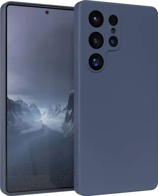 Produktbild von EAZY CASE - TPU Hülle für Samsung Galaxy S25 Ultra, TPU Case stoßfeste Handyhülle, weiches Cover mit Kameraschutz, Silikonhülle in Dunkelblau