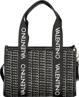 Produktbild von Elegante Damen-Schultertasche Schwarz mit Verstellbarem Riemen