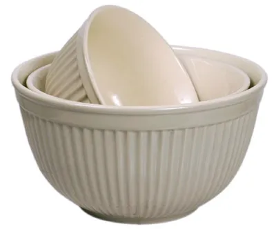 Produktbild von IB Laursen MYNTE Schalensatz Beige 3er Set Keramik Schüsseln LATTE Geschirr