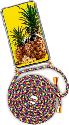 Produktbild von TWIST-Case + TWIST-Cord für Samsung Galaxy S21, Farbe:Fruity Friday (Gold)