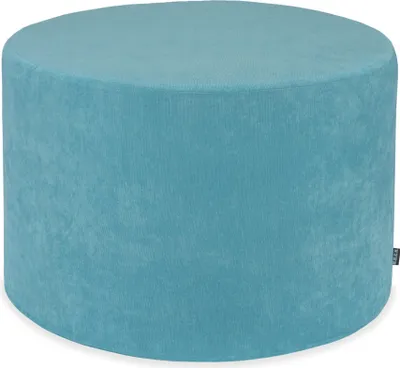 Produktbild von H.O.C.K. Versatil Hocker rund Pouf ø60x40cm Uni türkis col. 54