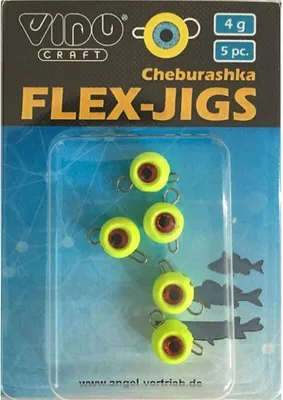 Produktbild von Seox Flexjig Mit Augen - Gelb - 18 g