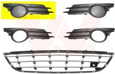 Image de VAN Wezel Grille d'aération, pare-chocs ** Equipart ** (3750592) adaptable sur Opel