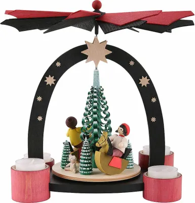 Produktbild von 1-stöckige Bogenpyramide Reiterlein (26cm) von ULMIK