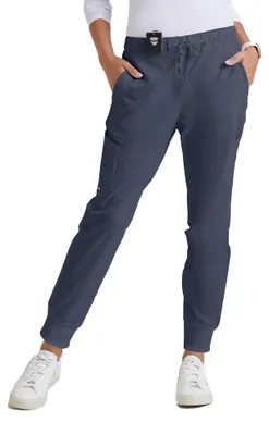 Productafbeelding van BARCO Grey's Anatomy GRP534 Damen Kira, joggingsbroek met 5 zakken, logo-detail, scrubbroek - maat: Gr