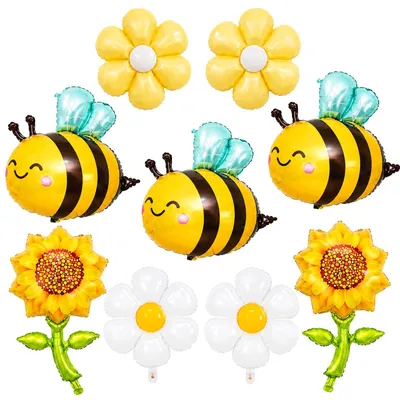 9 Bienenballons für Geburtstagsfeiern