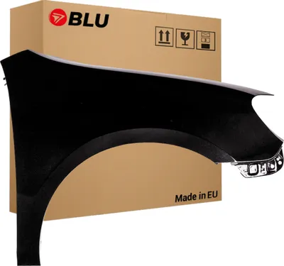 Zdjęcie produktu dla BLU Błotnik pasujący do VW Volkswagen GOLF VI 6 Hatchback LC9X Prawy Czarny TiefSchwarz | 2008-2016 | Przedni Przód | Lakierowany | Gotowy do montażu | Stal