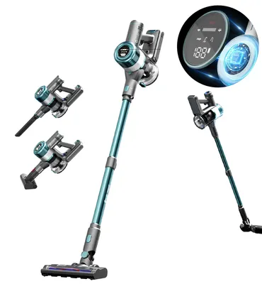 Image de Aspirateur sans fil, puissance d'aspiration de 400 W, batterie rechargeable, SU8 mate40