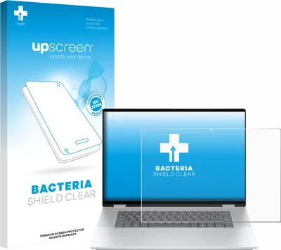 Produktbild von upscreen Schutzfolie für HP OmniBook X Flip 16-aX Displayschutz Displayschutzfolie Folie Klar antibakteriell