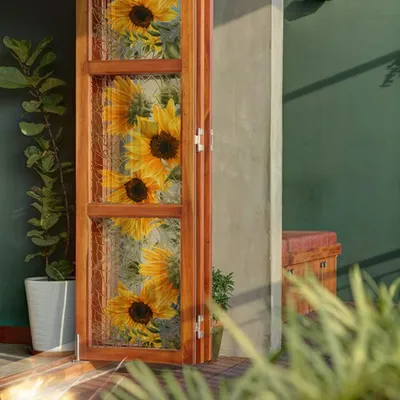 Productafbeelding van Decoratieve Raamfolie met Bloemenpatroon voor Interieur