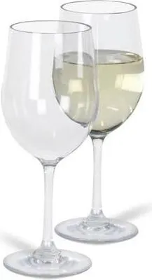Produktbild von Dometic Noble Weiß Wein Glas 2pc Acrylic