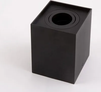 Zdjęcie produktu dla Reflektor spot Spot czarny 1xGU10x35W aluminium wym:12,5x9,6x9,6cm IP20 Ecolight