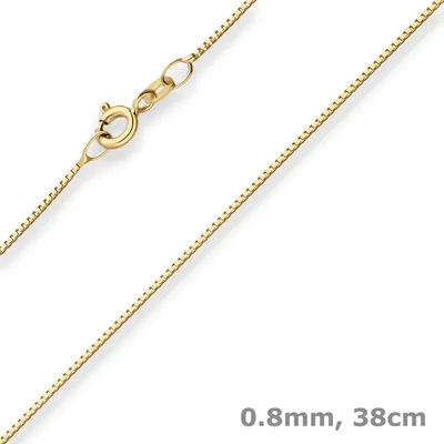 0-8mm-Veneziakette-aus-585-Gelbgold-38cm