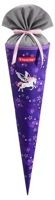 Image de Step by Step cône scolaire School Cone Pegasus Liv violet foncé