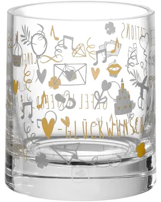 Produktbild von LEONARDO 022204, Gold, Grau, Transparent, Glas, 1 Stück(e), Rund, 90 mm, 90 mm