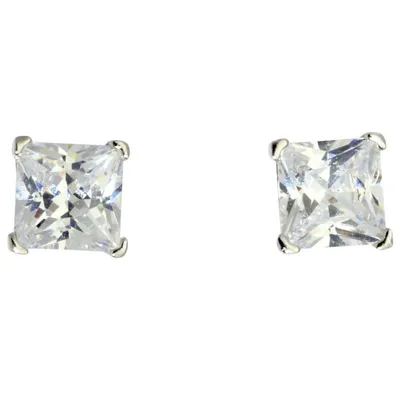 Produktbild von Miamar SO18 Damen Silber Ohrstecker Ohrschmuck Weiß