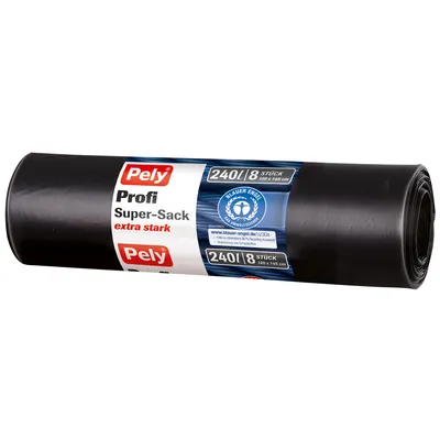Immagine prodotto di Pely Profi Super, fodere per bidoni extra resistenti 120 x 145 cm 240 litri 8 pezzi