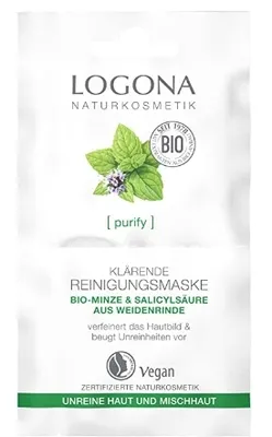 Immagine prodotto di Logona, Maschera detergente al gusto di menta, 15 ml