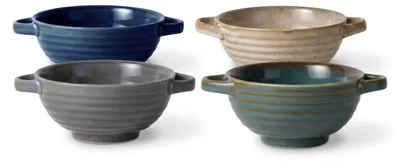 Produktbild von 4 Stück Tapas-Schalen aus Keramik ø 15,5 cm - Farbmix, Clay