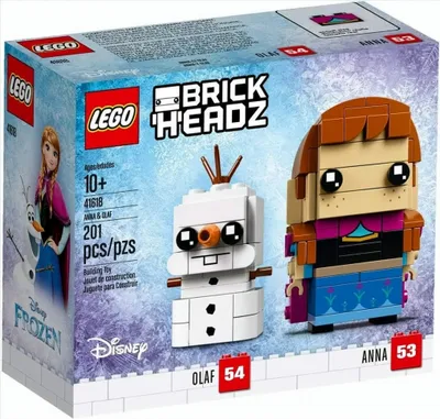 Image de LEGO Brickheadz Olaf et Anna 41618