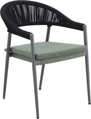 Produktbild von 2er Set MWH Camarillo Gartensessel Aluminium/Rope