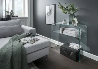 Produktbild von Anrichte >7/144ESG< in Klarglas, Glas - 90x75x30cm (BxHxT)