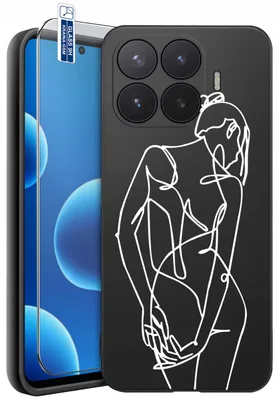 Obrázek produktu pro Pouzdra pro Xiaomi 17T – designy | Matné silikonové pouzdro + tvrzené sklo 9H