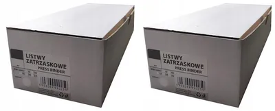 Produktbild von Argo Greenbindery schwarze Kunststoff-Bindestreifen 25 mm