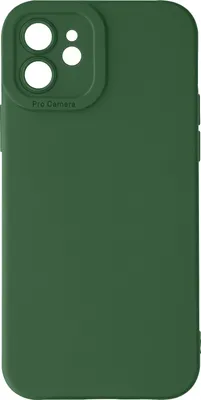 Immagine prodotto di Avizar, Custodia in silicone SoftGlow per Apple iPhone 12, fotocamera protetta, verde