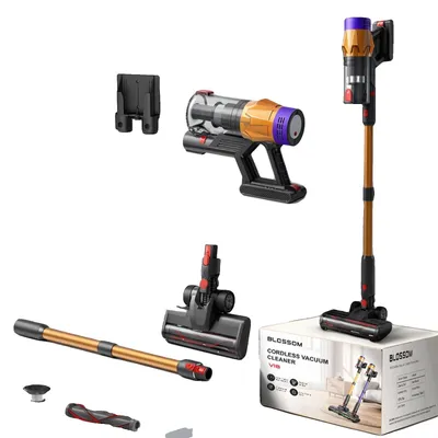 Obrázek produktu pro Bezdrátový vysavač, výkon 500 W, sací výkon 45 kPa, zlatý