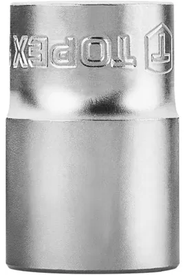 Produktbild von Stecknuss mit 1/2 Zoll Vierkant Antrieb, 17 mm Schlüsselweite, Sechskant-Profil aus Chrom-Vanadium-Stahl