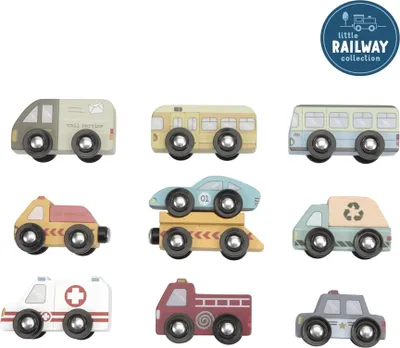 Produktbild von Little Dutch LD4492, Fahrzeug-Set, 3 Jahr(e), Holz, Mehrfarbig