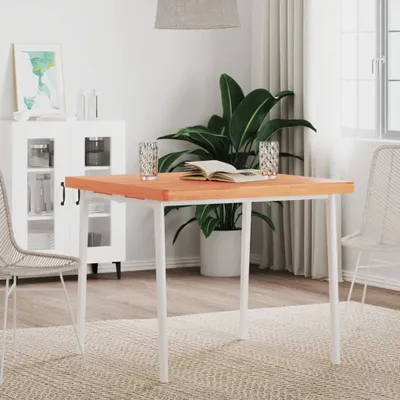Immagine prodotto di Maison Exclusive - Piano del tavolo 80x80x4 cm, quadrato, in legno massello di faggio