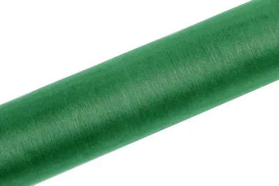 Immagine prodotto di Tessuto di organza Julie verde scuro 9m x 16cm