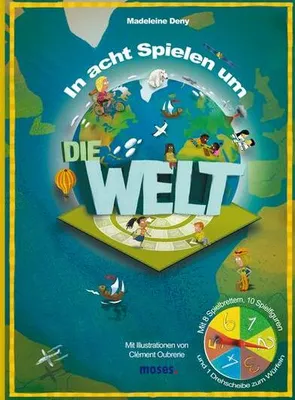 Immagine prodotto di Spielebuch für Kinder: Acht Spiele – Entdecke Länder, Städte und Flaggen der Welt
