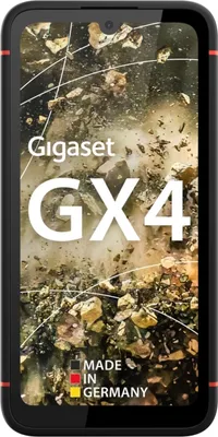 A smartphone with text overlayed on a background of debris.