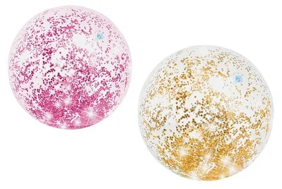 Image de Mountfield Ballon De Plage Gonflable Avec Paillettes 51 cm