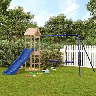 Produktbild von 2024 Moderne Schaukeln Spielturm Massivholz Kiefer 512430