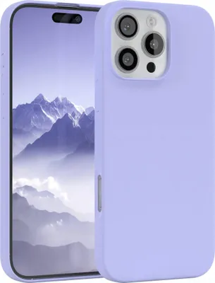 Produktbild von EAZY CASE Silikonhülle für Apple iPhone 16 Pro Max Silikon Backcover Schutz in Violett