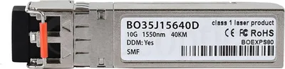 Produktbild von BlueOptics FN-TRAN-SFP+ER, Faseroptik, 10000 Mbit/s, SFP+, LC, ER, 40000 m