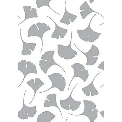 Produktbild von Schablone mit filigranem Ginkgo-Muster für Bastel- und DIY-Projekte, DIN A4 Format, 1-teilig