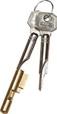 Produktbild von Burg-Wächter Tür-Zylinder-Schlüssellochsperrer, für Einsteckschloss 7 mm, E 7/2 SB, Messing