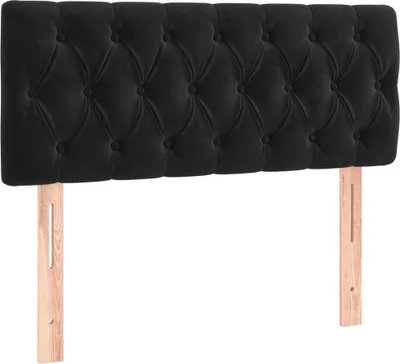 Obrázek produktu pro vidaXL Čelo postele černé 90x7x78/88 cm Velvet